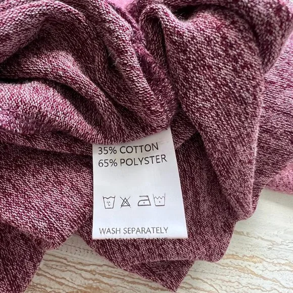 NEW Lightweight Pullover Sweater Heather Rose Color, Size Large - Picture 7 of 13